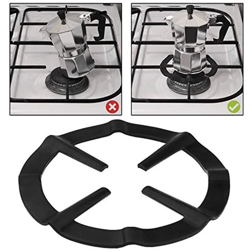 Coffee Plate Iron Cast Hot Hob Tea Coffee Plate Black Suitable for All Hob Types