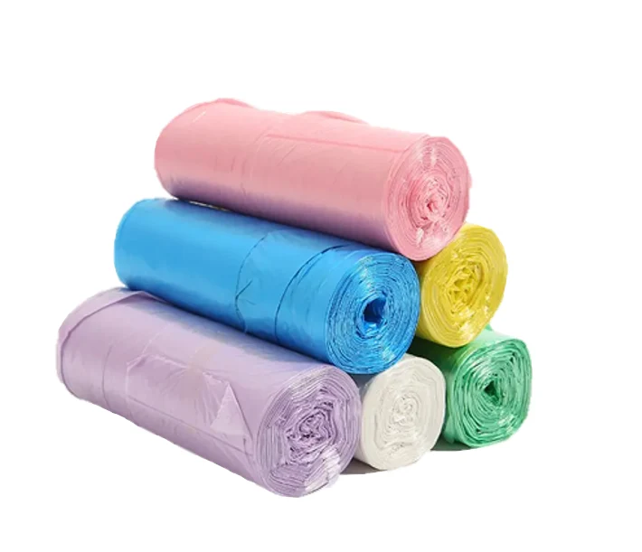 Plastic Kitchen Food Prep Storage Bags 6 Rolls 45 x 50 cm Assorted Colours