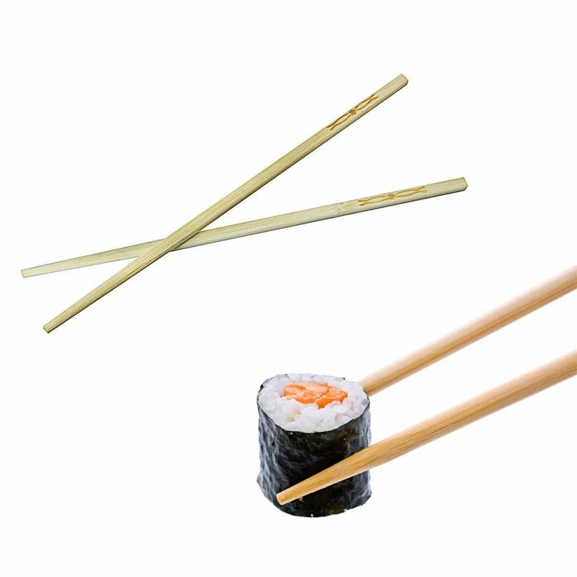 Wooden Bamboo Chopsticks 24 cm Pack of 10