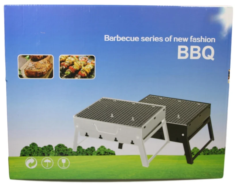 Outdoor Table Top Metal BBQ Grill Stand 35 x 27 x 20 cm