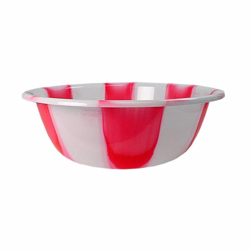 Tie Dye Print Plastic Kitchen Bowl Medium 31.5 cm Assorted Colours