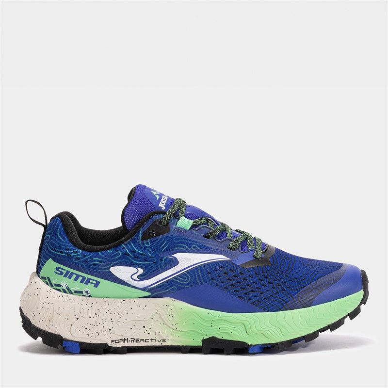 Womens Sima Trail Running Shoes Blue