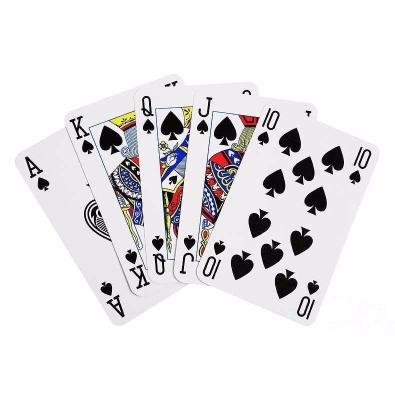 Pack of Classic Playing Cards, Assorted Colours (Red/Blue), Single Deck, SKU 6410