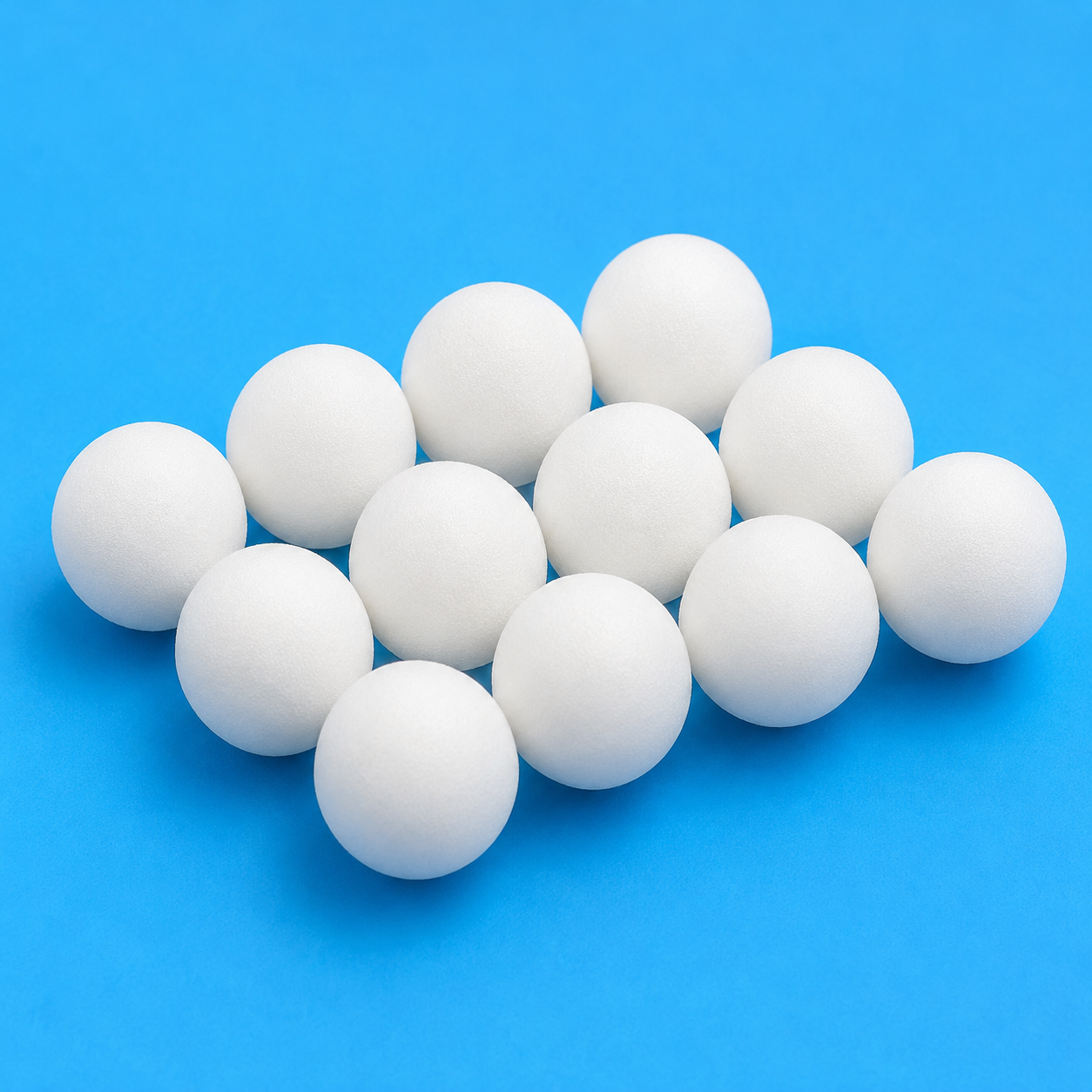 Plastic Table Tennis Ping Pong Balls 3.5 cm Pack of 12 White