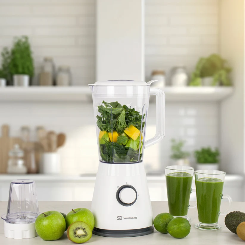 SQ Professional Blitz Blender & Grinder 2 in 1 White 600W