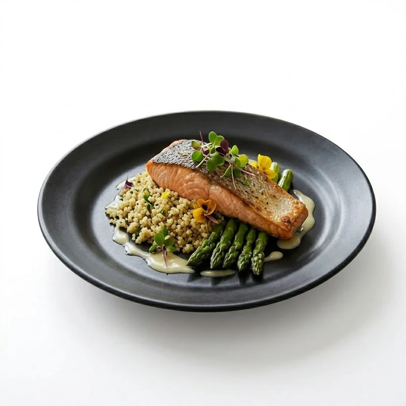 Black Dinner Plate 28cm, 211g – Durable Tableware Essential