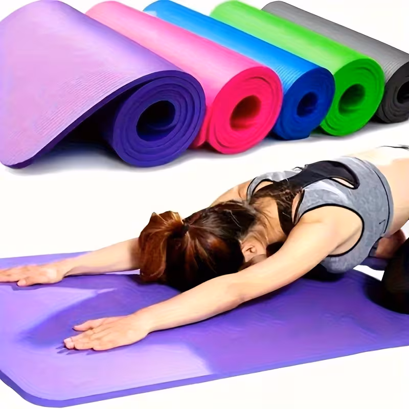 3mm EVA Yoga Mat- Durable, Lightweight, Perfect for Home Gym and Fitness Training- Single Pack, Blue, Purple, Pink| Multifunctional Yoga Accessories for Yoga, Workout Mat, Exercise Equipment, Exercise Mat, Fitness Accessory, Yoga Enthusiasts, Gym Users