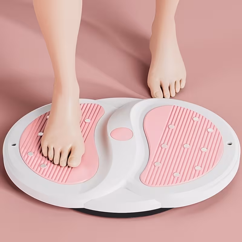 Weight Capacity of 350Kg, 3D Exercise Yoga Twist Board - a Fitness Gadget for The Lazy, Allowing You to Tone Your Abdomen While Lying Down. A Must-Have Waist-Twisting Disc for Office Workers