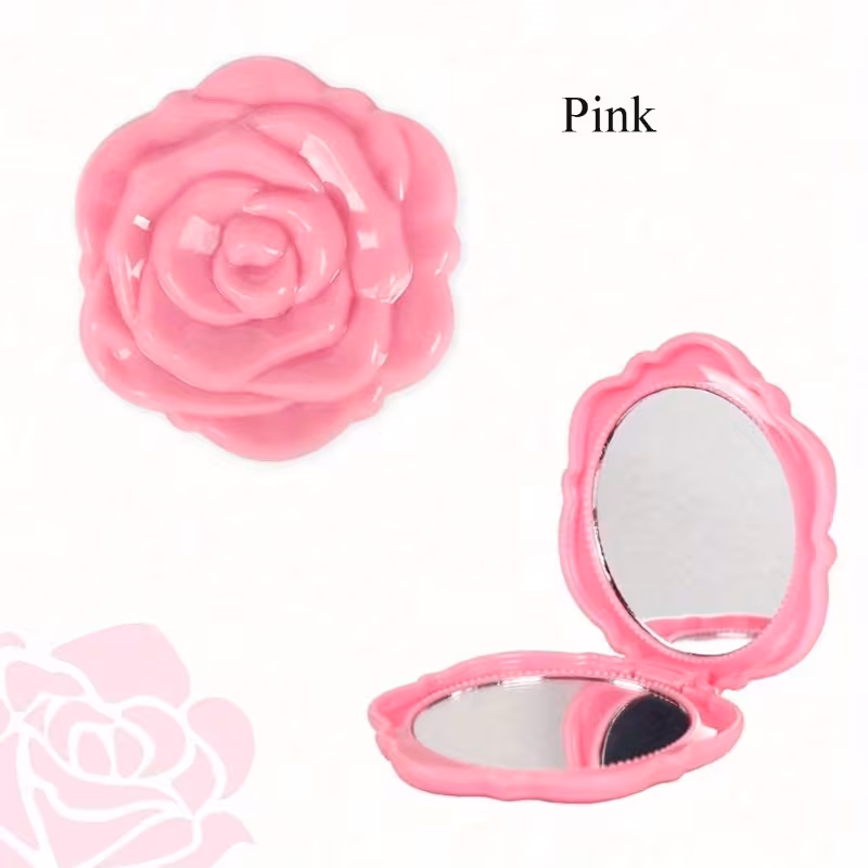 Gift for Her/Him Adorable Portable Folding Makeup Mirror - A Stylish and Compact Mirror, Perfect as a Bridesmaid or Wedding Party Gift for Women and Girls
