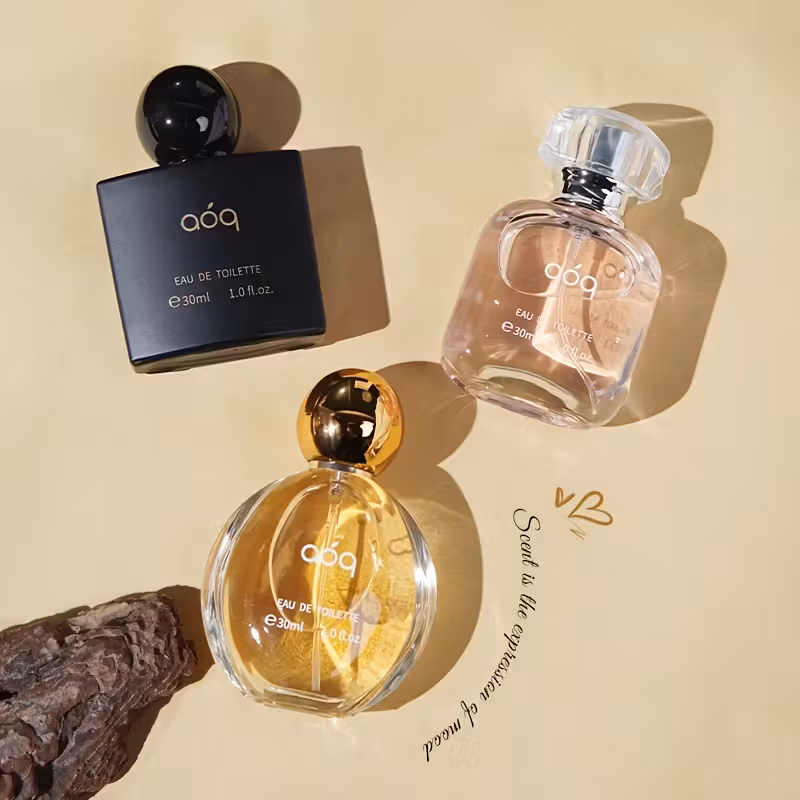 AOQ Paris  Perfume 30 ml each Box Women's Perfume Vanilla, Orange Flower, Amber, Various Scents, Body Spray, Lasting Fragrance, Fresh, Suitable for Work, Travel, Dating, Party, Self Use, Festival, the Only Choice