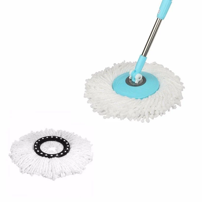 Replacement Round Spin Microfibre Refill Mop Head 16.5cm