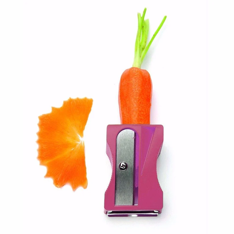 Fruit Vegetable Carrot Cucumber Slicer Sharpener Peeler Assorted Colours