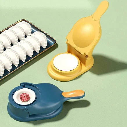 Plastic Dumpling Mould Maker 25 x 7 cm Assorted Colours