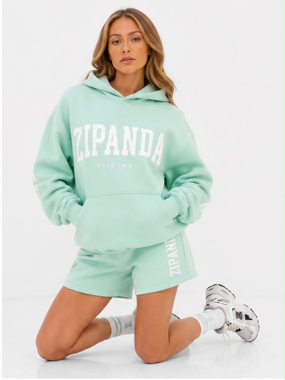ZIPANDA Original Women's Oversized Hoodie & Leggings Co-Ord Set –  Fleece Lounge & Activewear Set