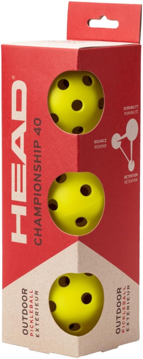 HEAD Championship 40 Outdoor Pickleballs