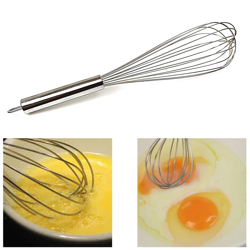 Big Stainless Steel Egg Beater Whisk 40 cm