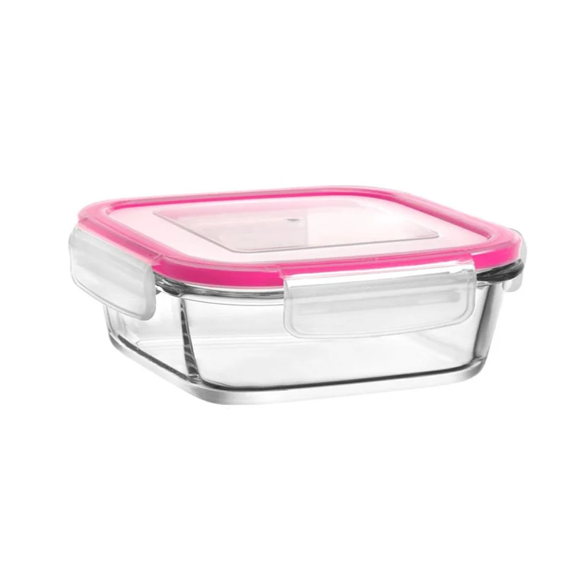 Glass Food Storage Container 1150cc Assorted Colours