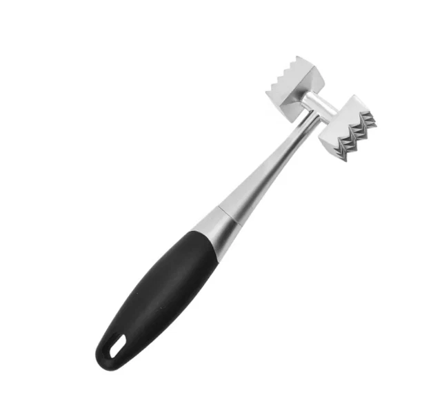 Metal Two Sided Meat Hammer Tenderiser 21 cm