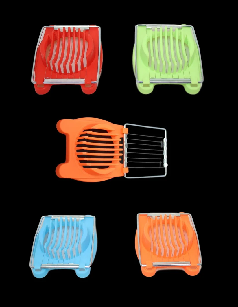 Plastic Egg Slicer 10 x 8 cm Assorted Colours