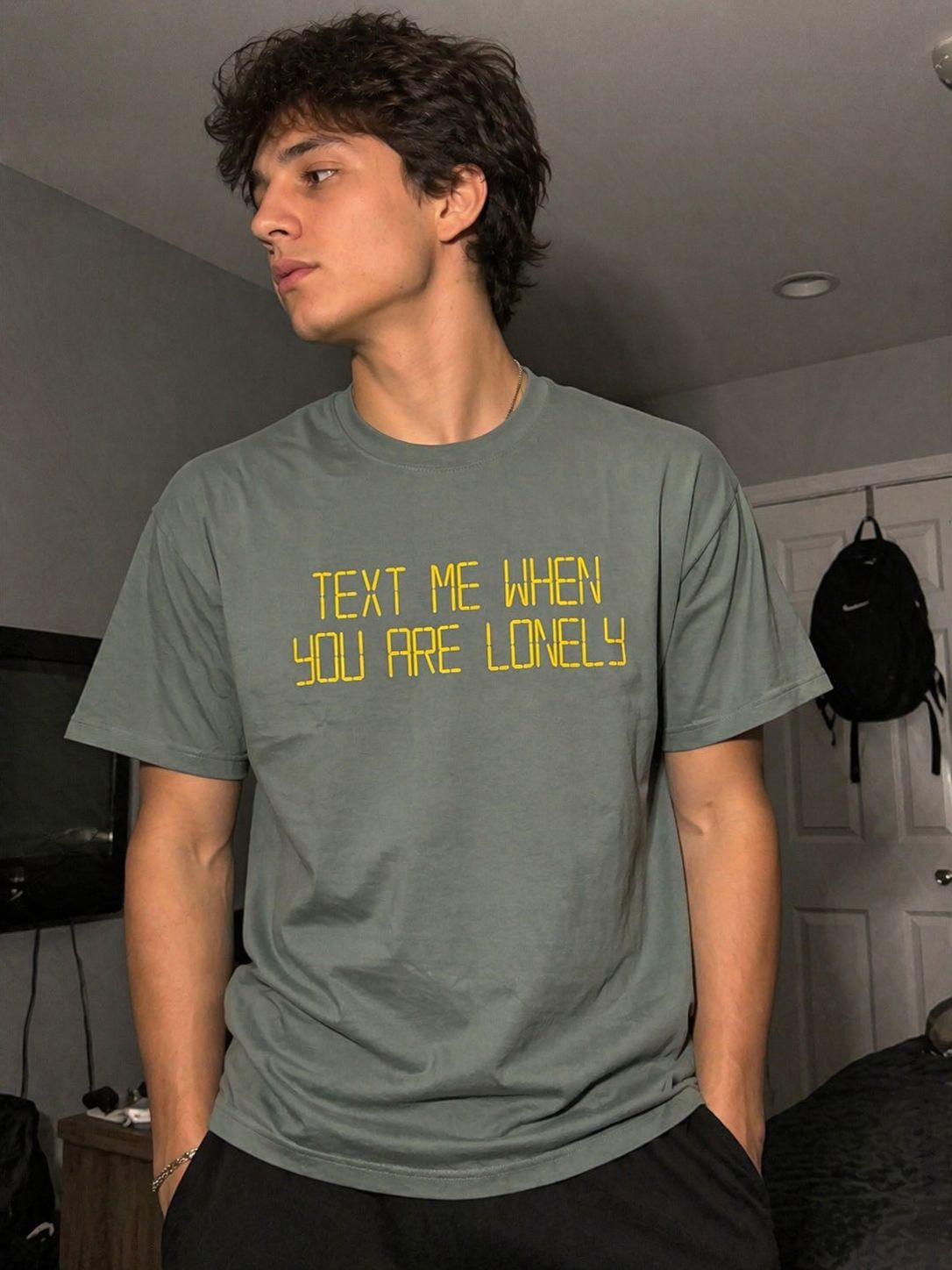 Bleek Boxy Tee Washed Black and Grey