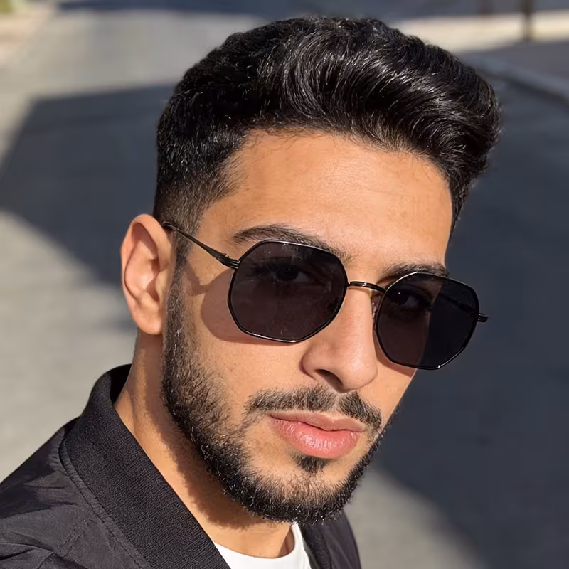 1pc Women'S/Men'S Retro Chic Metal Sunglasses Suitable for Daily And Work Commute Clothing Basic Business Casual Gifts, Outdoor Leisure Activities, Beach Parties, Camping, Mountaineering, Street Photography