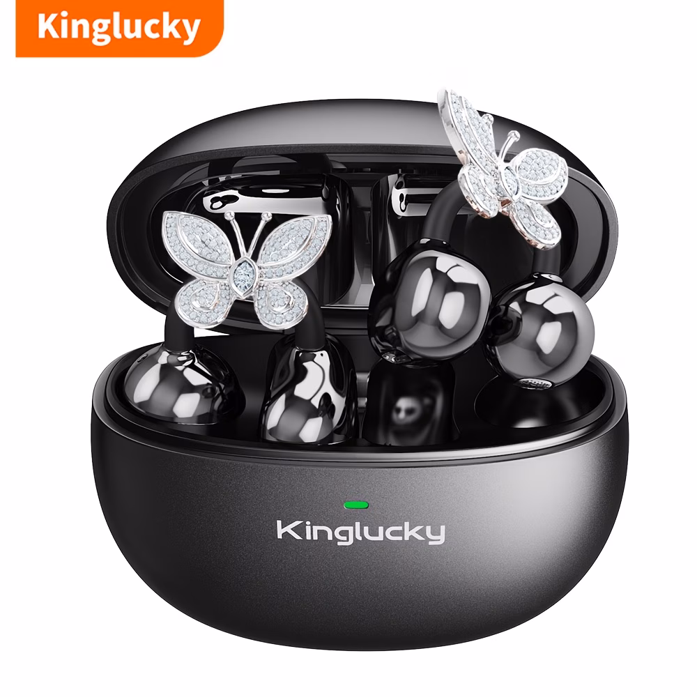 Kinglucky New Earring Earbuds, Wireless Clip-on Headphones