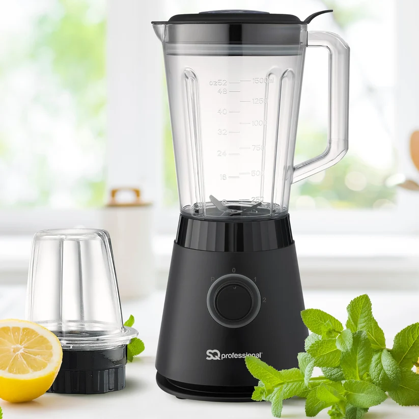 SQ Professional Blitz Blender & Grinder 2 in 1 Black