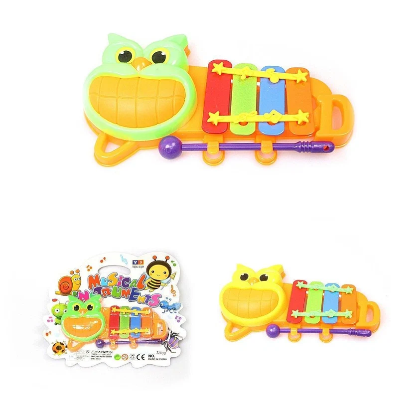 Caterpillar Musical Instrument Handheld Xylophone Including Mallet