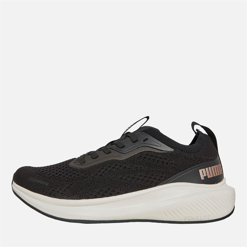 Womens Skyrocket Lite Engineered Neutral Running Shoes Black/​Rose Gold