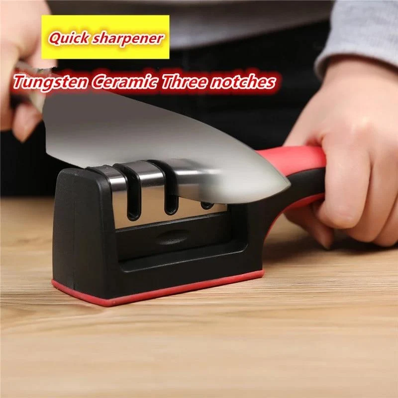 Sharpening Stone 3 Stages Non-Slip Kitchen Tools Household