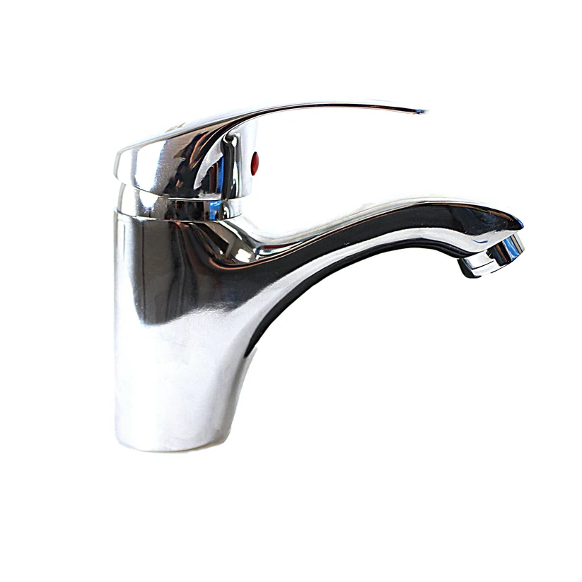 Kitchen Basin Sink Mixer Tap Spout Hot And Cold Water Chrome Tap