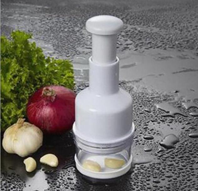 Plastic Kitchen Vegetable Chopper Pressing Cutter Slicer Peeler Dicer 21.5 x 6 x 8cm