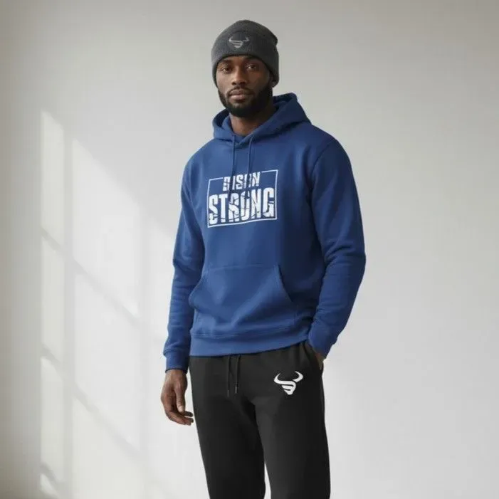 BisonByDesign Bison Strong Graphic Sports Hoodie: Premium Streetwear & Activewear