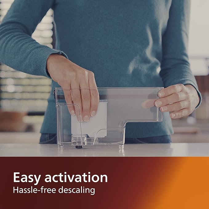 Philips AquaClean Filter – No Descaling for Up to 5000 Cups, Micro-Porous Water Purification, Ion-Exchange Technology, Easy Click&Go Installation, Compatible with Saeco Espresso Machines (CA6903/10)