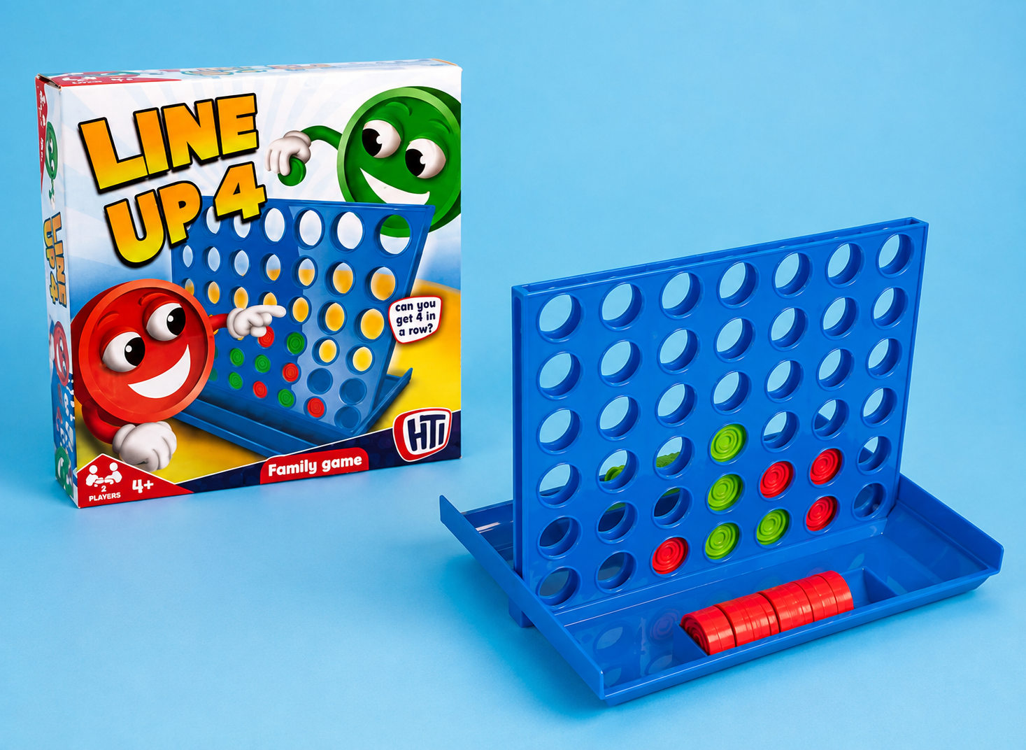 Classic Traditional Line Up 4 in a Row Family Board Game 374309 / 1374309