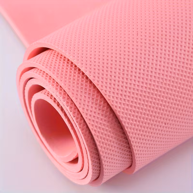 3mm EVA Yoga Mat- Durable, Lightweight, Perfect for Home Gym and Fitness Training- Single Pack, Blue, Purple, Pink| Multifunctional Yoga Accessories for Yoga, Workout Mat, Exercise Equipment, Exercise Mat, Fitness Accessory, Yoga Enthusiasts, Gym Users