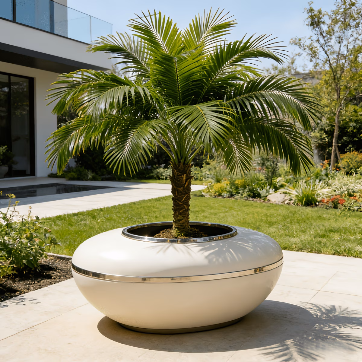 1 Extra-Large Artificial Palm Tree - Wedding Garden Modern Decoration