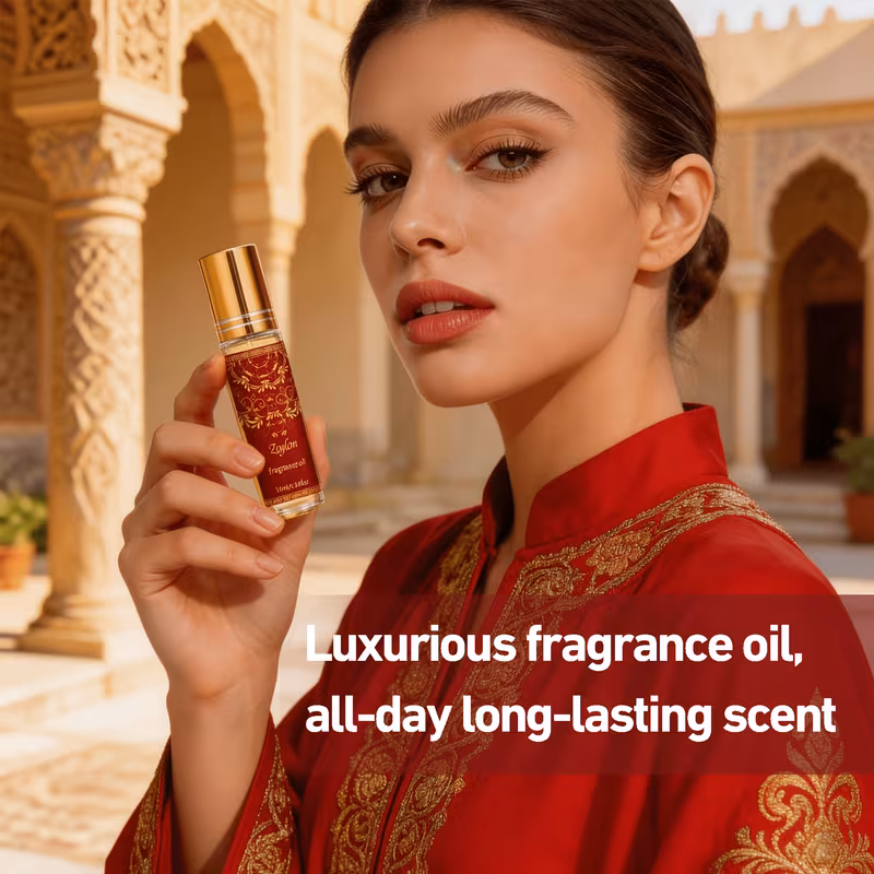 Arabian Luxury Women's Perfume & Hair Oil from Saudi Dubai. Long-lasting Bergamot, Amber, Musk & Vanilla. for Daily, Work, Parties & Dates. 10ml Travel Size, Great Gift for Valentine's, Halloween, Christmas & Ramadan