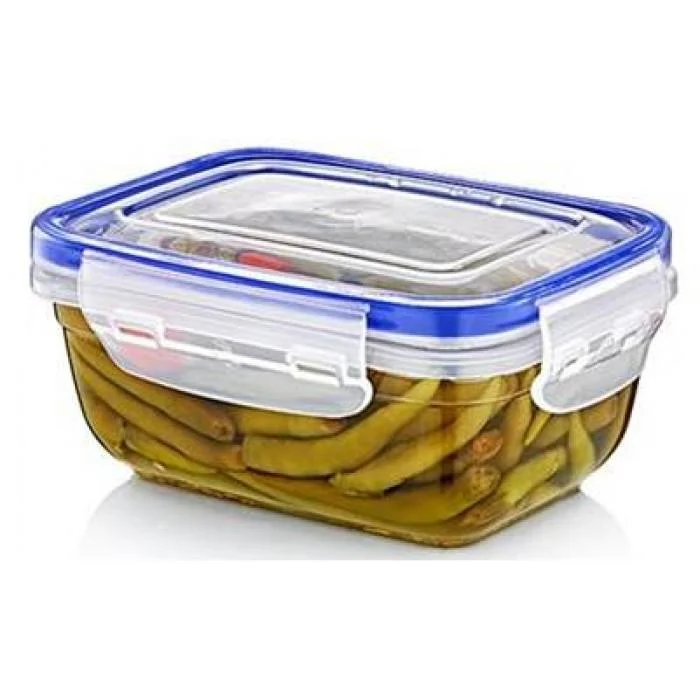 Rectangular Clear Plastic Food Storage Container with Sealing Lid 4000ml