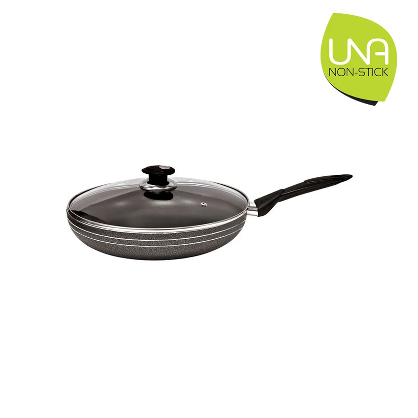 Una Non stick Frying Pan with Lid 26 cm