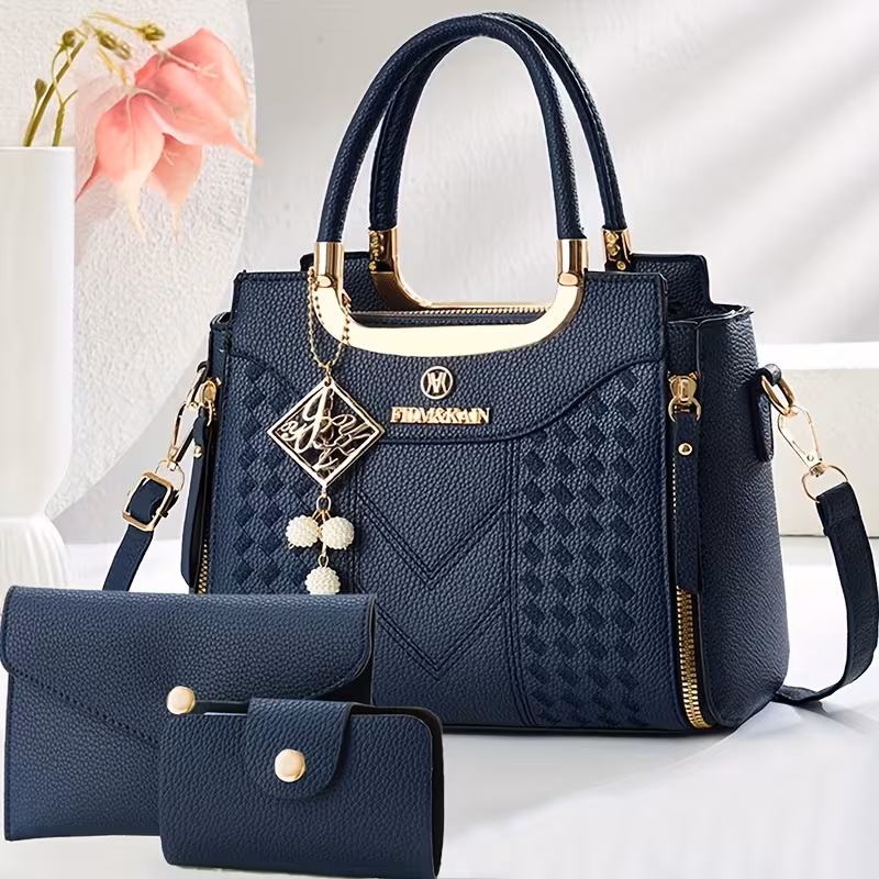 Women's Bag Set: Ladies' Small Handbag, Holiday Gift Bag, Crossbody Bag, Tote Bag, Printed, Commuting, Quilted, Niche Design with a Premium Feel, Fashionable, New Arrival, Multi-Piece Set, Casual Bag Suitable for Various Daily Occasions Like Outings