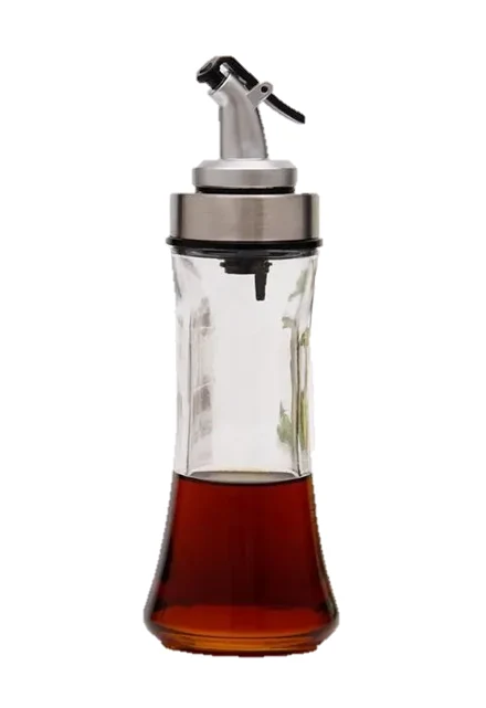 Glass Oil and Vinegar Bottle 19 x 6 cm