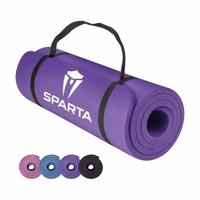 Yoga Mat Thick Non-Slip Mat Large Padded High-Density Exercise Mat for Pilates, Gymnastics, Stretching & Workouts Carry Strap Included