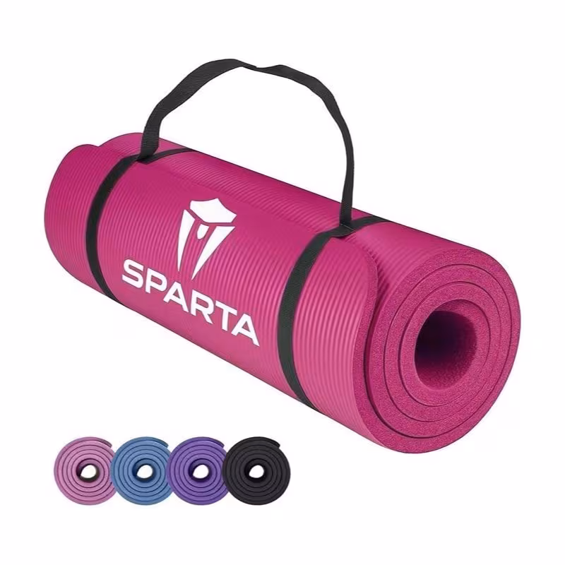 Yoga Mat Thick Non-Slip Mat Large Padded High-Density Exercise Mat for Pilates, Gymnastics, Stretching & Workouts Carry Strap Included