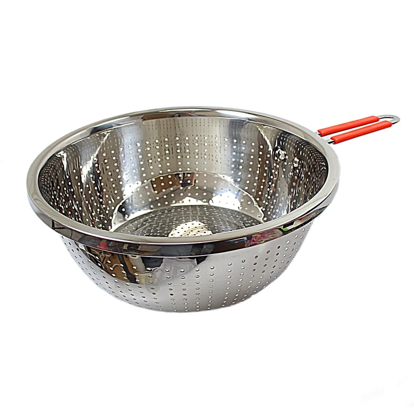 Kitchen Large Strainer Colander With Handle Rice Vegetable Pasta